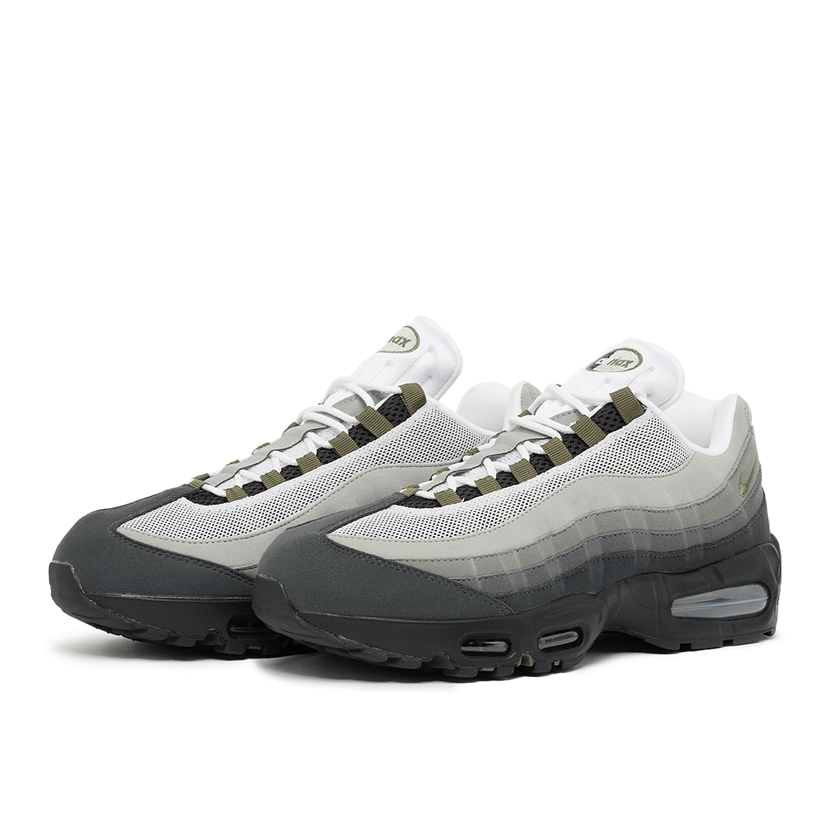 Nike Air Max 95 Big Bubble Blackmed Olive White Reflect Silve Air Max 95 Big Bubble Medium Olive Noir